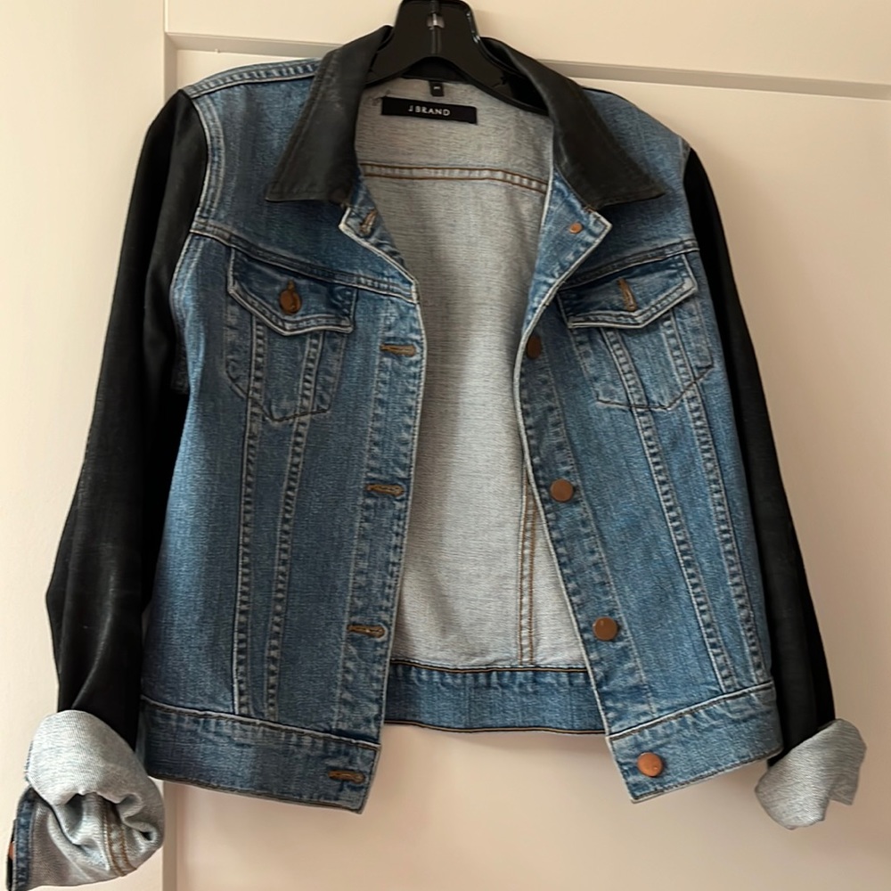 J Brand two tone denim jacket